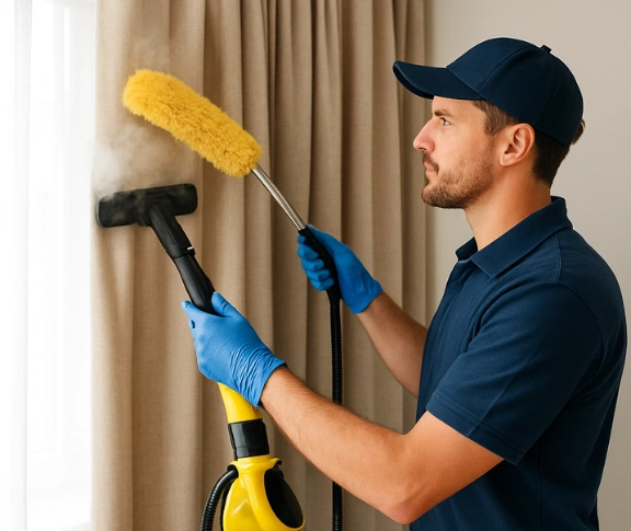 Trusted drapes cleaning technician Matty Curtain Cleaning leopold-vic QLD